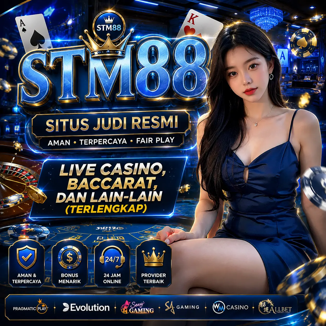 STM88 🏆 Daftar Link Situs Bandar Judi Online Resmi Live Casino Terbaik di Indonesia